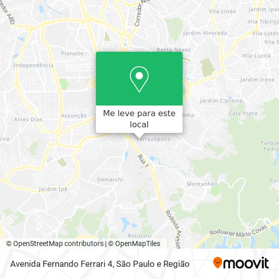 Avenida Fernando Ferrari 4 mapa