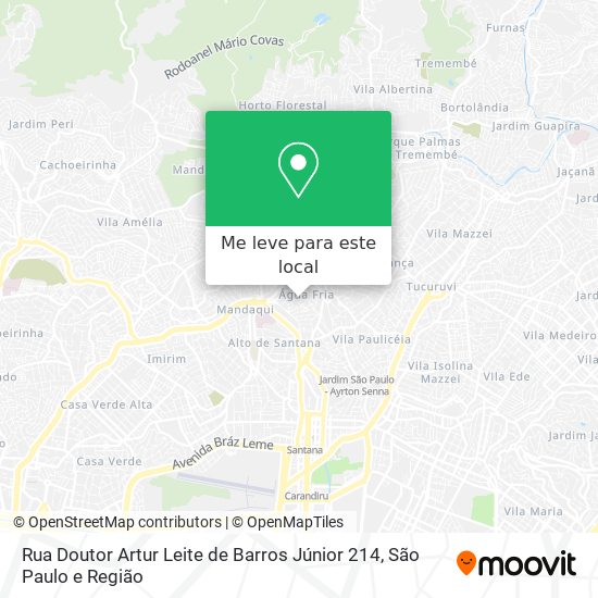 Rua Doutor Artur Leite de Barros Júnior 214 mapa