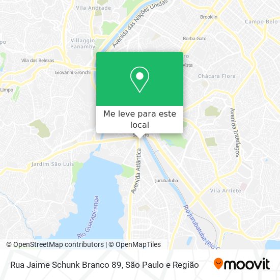 Rua Jaime Schunk Branco 89 mapa