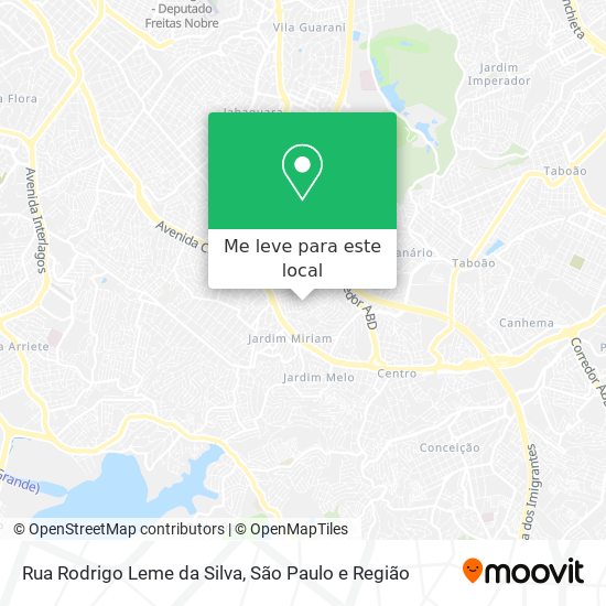 Rua Rodrigo Leme da Silva mapa