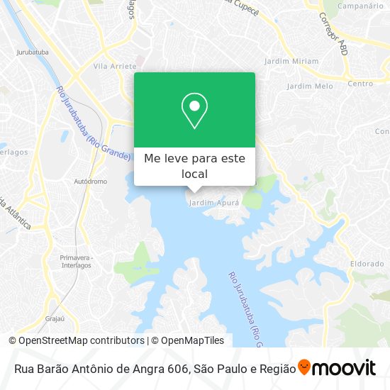 Rua Barão Antônio de Angra 606 mapa