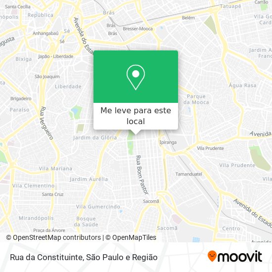 Rua da Constituinte mapa