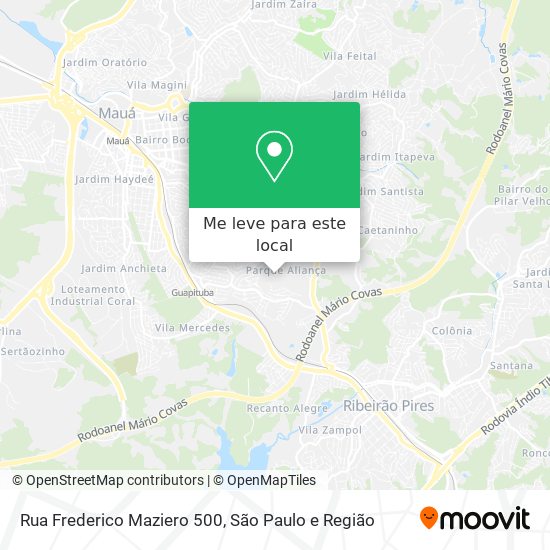 Rua Frederico Maziero 500 mapa