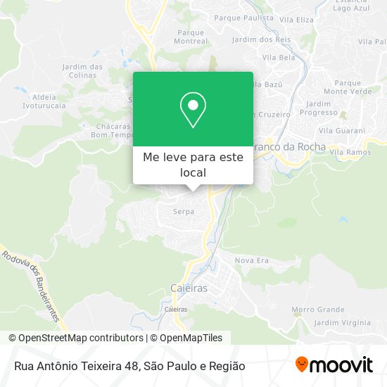 Rua Antônio Teixeira 48 mapa