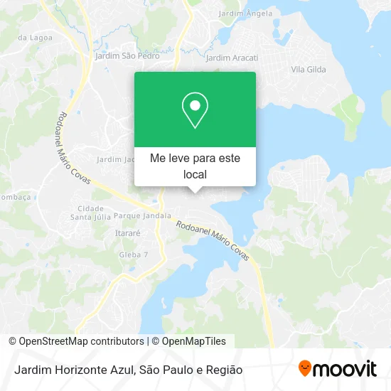Jardim Horizonte Azul mapa