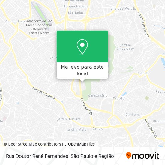 Rua Doutor René Fernandes mapa