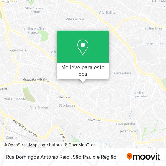 Rua Domingos Antônio Raiol mapa