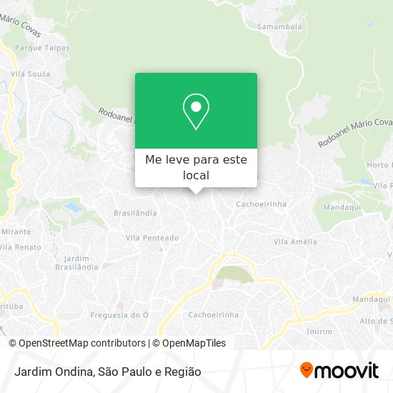 Jardim Ondina mapa