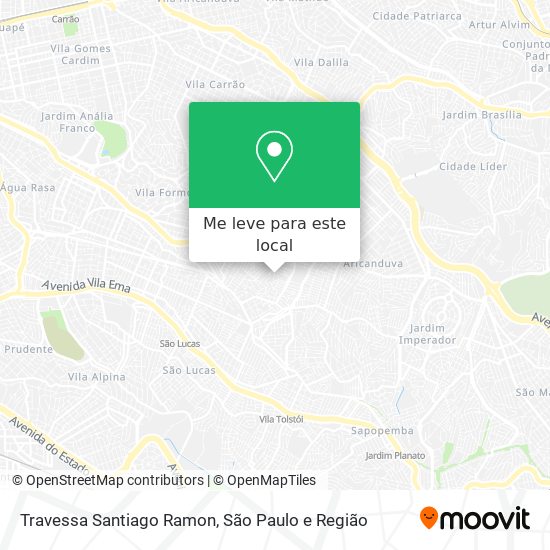 Travessa Santiago Ramon mapa