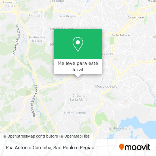 Rua Antonio Caminha mapa
