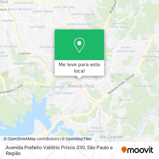 Avenida Prefeito Valdírio Prisco 330 mapa