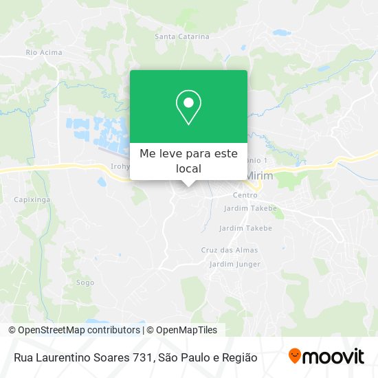 Rua Laurentino Soares 731 mapa