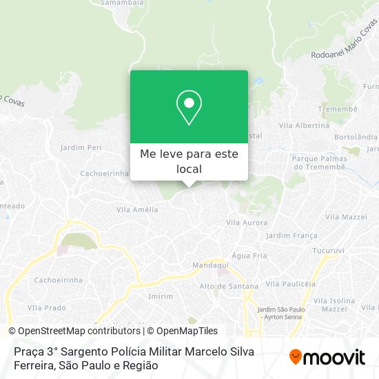 Praça 3° Sargento Polícia Militar Marcelo Silva Ferreira mapa