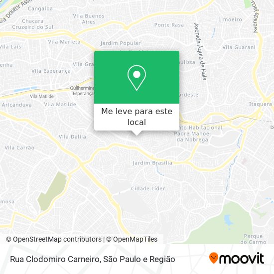 Rua Clodomiro Carneiro mapa