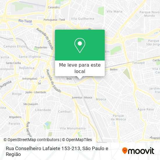 Rua Conselheiro Lafaiete 153-213 mapa