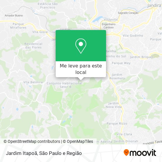 Jardim Itapoã mapa