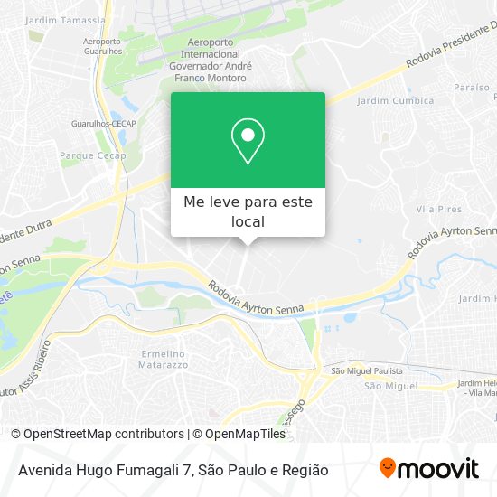 Avenida Hugo Fumagali 7 mapa