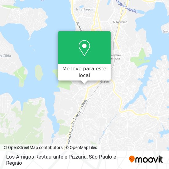 Los Amigos Restaurante e Pizzaria mapa