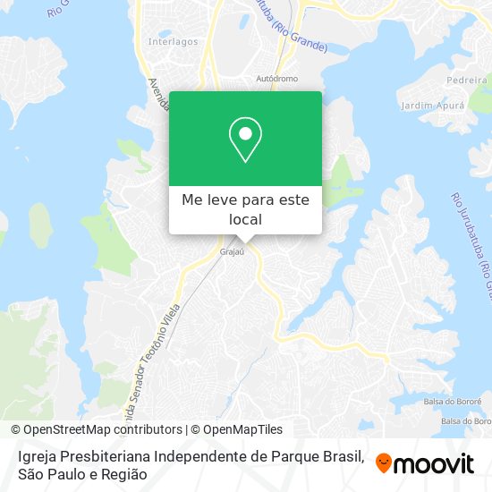 Igreja Presbiteriana Independente de Parque Brasil mapa