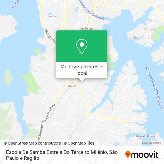 Escola De Samba Estrela Do Terceiro Milênio mapa