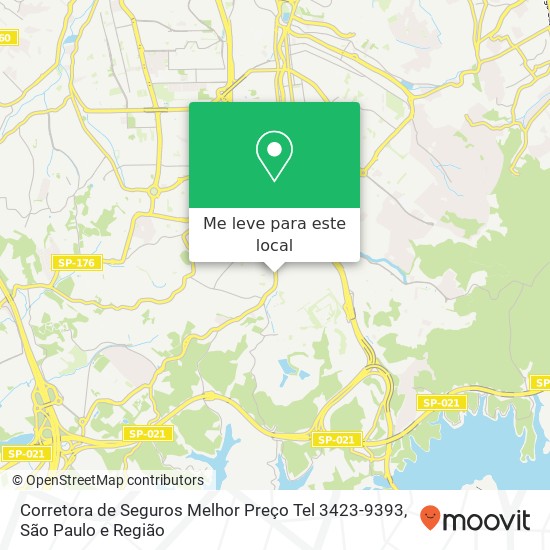 Corretora de Seguros Melhor Preço Tel 3423-9393 mapa