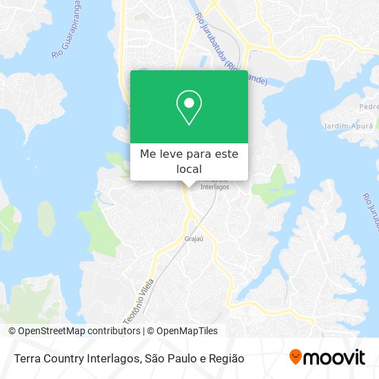 Terra Country Interlagos mapa