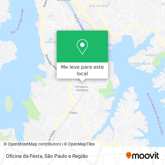 Oficina da Festa mapa