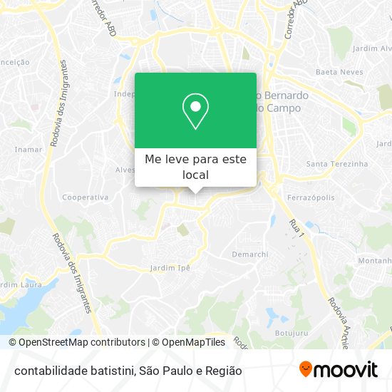 contabilidade batistini mapa