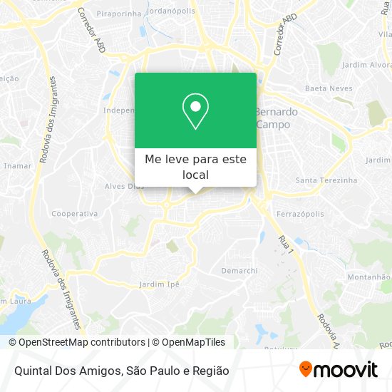Quintal Dos Amigos mapa