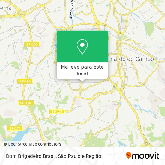 Dom Brigadeiro Brasil mapa