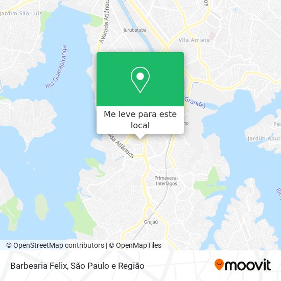 Barbearia Felix mapa