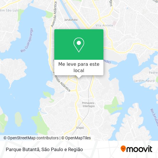 Parque Butantã mapa