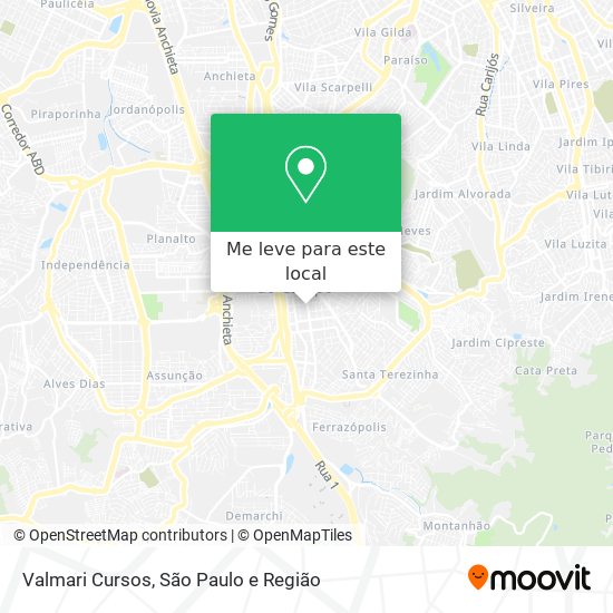 Valmari Cursos mapa
