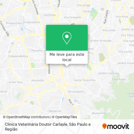 Clinica Veterinária Doutor Carlayle mapa