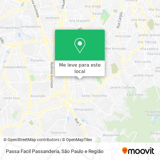Passa Facil Passanderia mapa