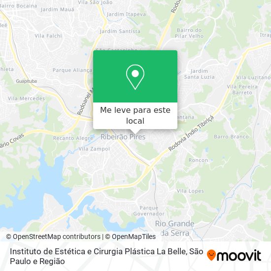 Instituto de Estética e Cirurgia Plástica La Belle mapa