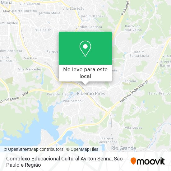 Complexo Educacional Cultural Ayrton Senna mapa