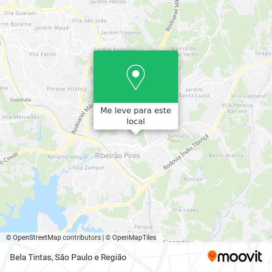Bela Tintas mapa