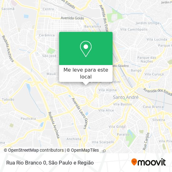 Rua Rio Branco 0 mapa