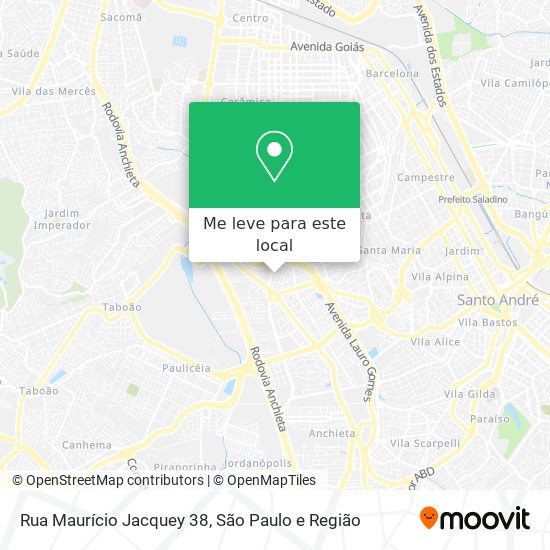 Rua Maurício Jacquey 38 mapa