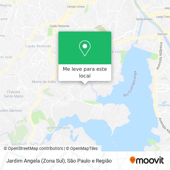 Jardim Angela (Zona Sul) mapa