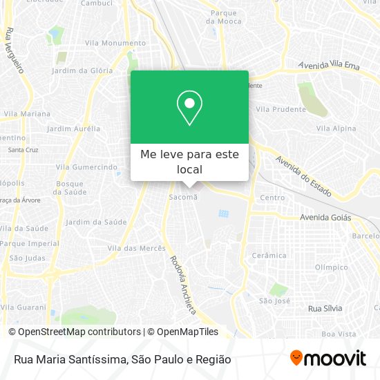 Rua Maria Santíssima mapa