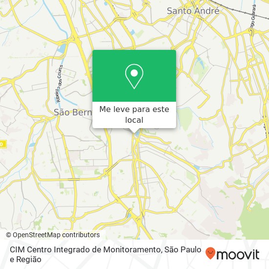 CIM Centro Integrado de Monitoramento mapa