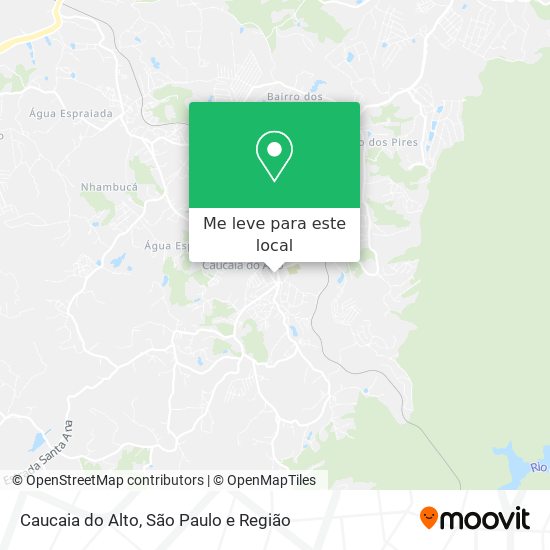 Caucaia do Alto mapa