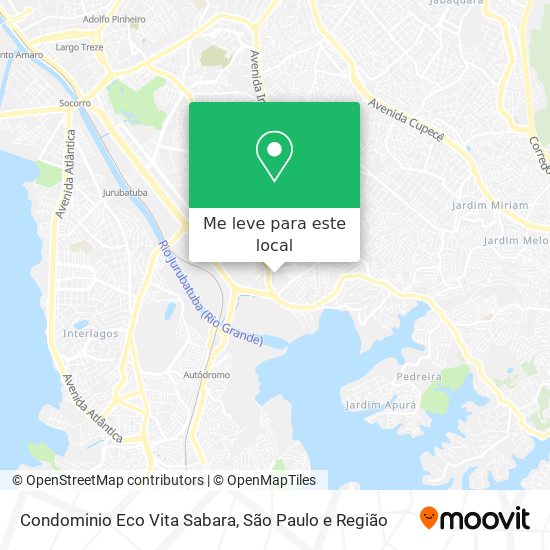 Condominio Eco Vita Sabara mapa