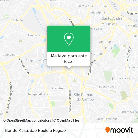 Bar do Kazu mapa