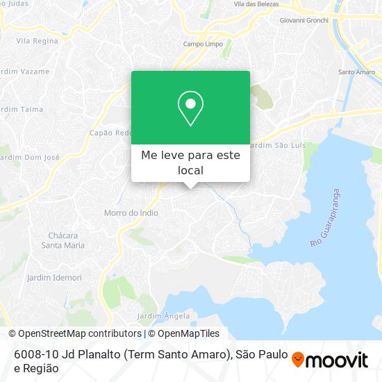 6008-10 Jd Planalto (Term Santo Amaro) mapa