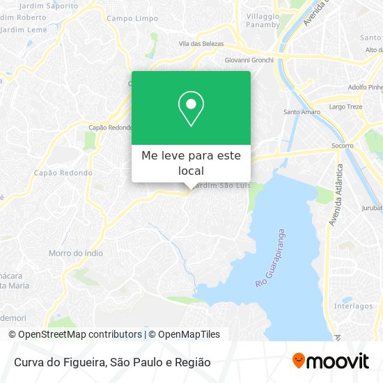 Curva do Figueira mapa