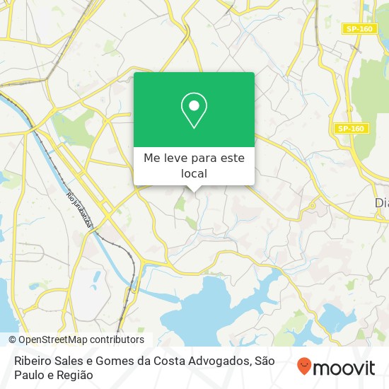 Ribeiro Sales e Gomes da Costa Advogados mapa