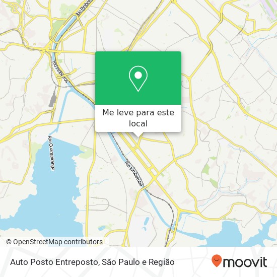 Auto Posto Entreposto mapa